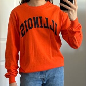 Illinois Orange Long Sleeve